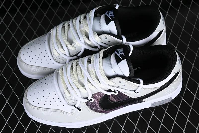 All categories Nk SB Dunk series Nk SB Dunk Low low-top sneakers Nk Dunk Low Panda Prank-Love Cashew Flower SB strap casual sneakers DJ6188-002
